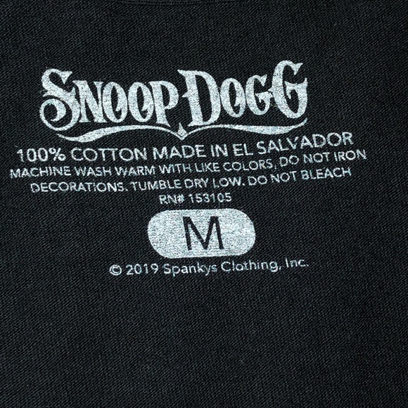 SNOOP DOGG Medium Hip Hop Rap T-Shirt Graphic Beanie crew neck - Picture 6 of 6